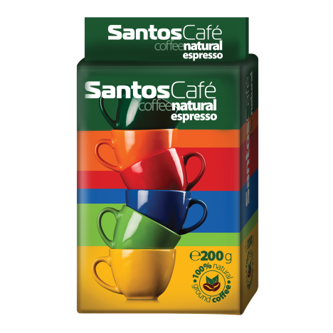SantosCafe Natural мляно, вакуум 0.200кг
